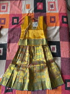 Pattu Pavadai (with Sleeves)