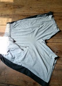 Grey Casual Shorts