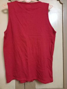Red Graphic Tank Top