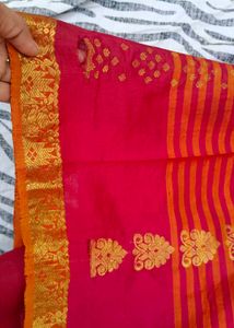 pure Kanchi pattu saree