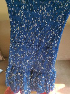 Off Shoulder Droped Waist Dress