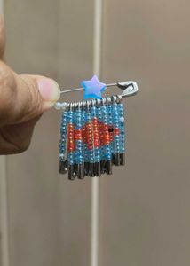 Pixel Goldfish Bead Charm