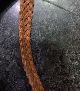 Braided Leather Belt