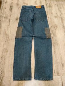 Sc7802 Set Up Cargo Jeans Waist 26