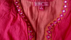 BIBA - girls kurti and dupatta set