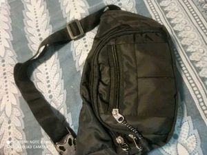 Black Waist Bag/Fanny Pack