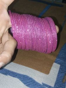Sparkly Pink Bangles