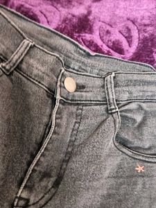 Butterfly Detail Wide Leg Jeans