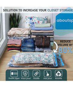 🆕Vacuum Bags for Travel with Hand Pump Airtight