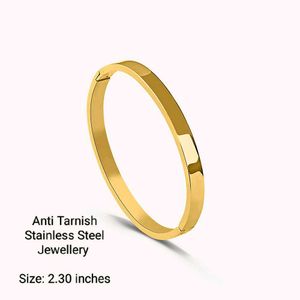 Gold bracelet Bangle Anti Tarnish Glossy Finish
