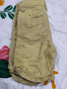 3-4 Year Khakhi Colour Cotton  Shorts