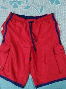 Red &amp; Blue Swim Trunks