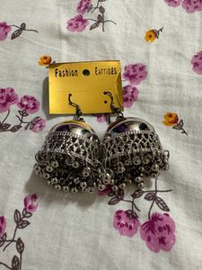 Anti Tarnish Silver Jumkas