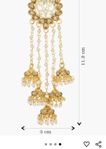 Luxor Gold Plated Jhumki Earrings