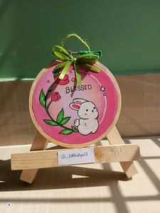 Blessed Embroidery Hoop 🐰