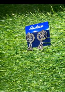 Combo Of 3 Silver Jhumka Earrings