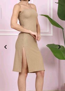 New Ribbed Bodycon Mini Dress(bargainable).