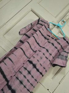 Stylish Pink Printed Kurta