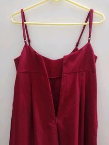 SHEIN Maroon Jumpsuit For Women
