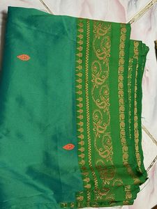 Green Ethnic saree good
