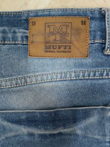 MUFTI Blue Denim Shorts
