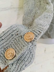 Vintage Cropped Cardigan Sweater