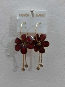 Aesthetic Flower Drop Earrings