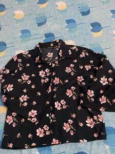 Flowry Print Shirt N Cute Tsrt