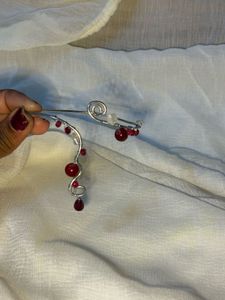 Red Beaded arm Cuffs