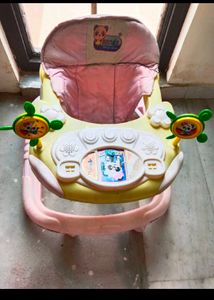 Baby Panda Pink Walker For Early Kids Development