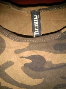 Camouflage Print Tee