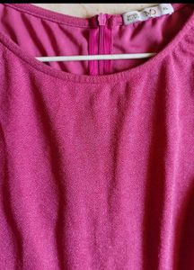 Miss Olive Pink Skater Dress.