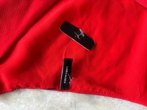 Chic Red Button-Down Dress