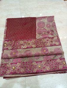 Elegant Half-Half Saree
