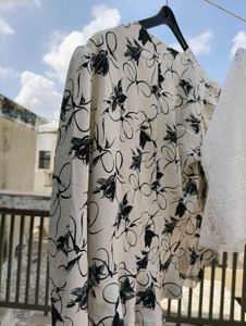 FLORAL SHIRT CUM TOP