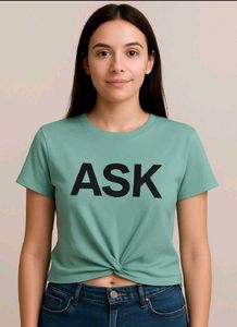 Sea Green ASK Graphic Tee