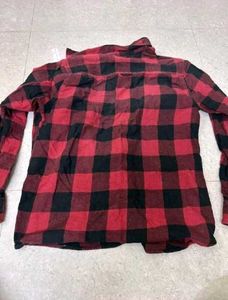 Red &amp; Black Plaid Shirt