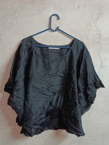 Ladies Summer Fashion Top Kaftan Style Black