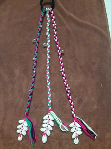 Handmade Braided Hair Accessories with  Shell