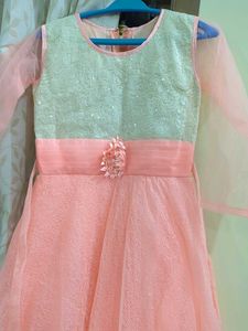 Women's Peach & Mint Dress