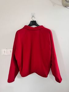 Two side Red &amp; Cream Fleece Jacket