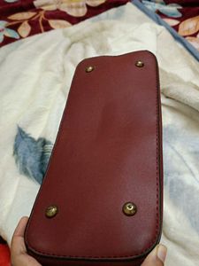 Maroon Handbag