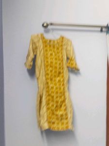 Vintage Mustard Yellow Dress