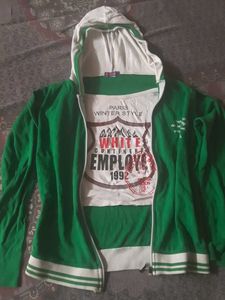 Green Hooded Jacket