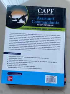 Open For Bargain CAPF GS1 GS2 Book By Prashant Jagtap Sir