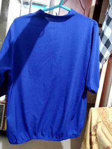 Flamingo Print and blue plain top - Combo of