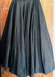 Elegant Black Ethnic Skirt