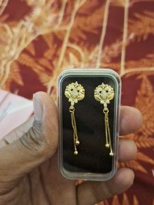 Gold Plated Dangler Earrings