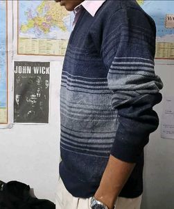 Korean Unisex V-neck Sweater