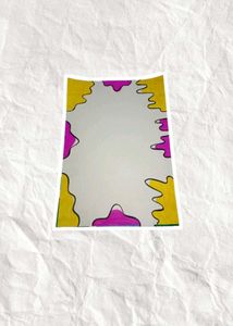 🎨 Color Splash Border Sheets